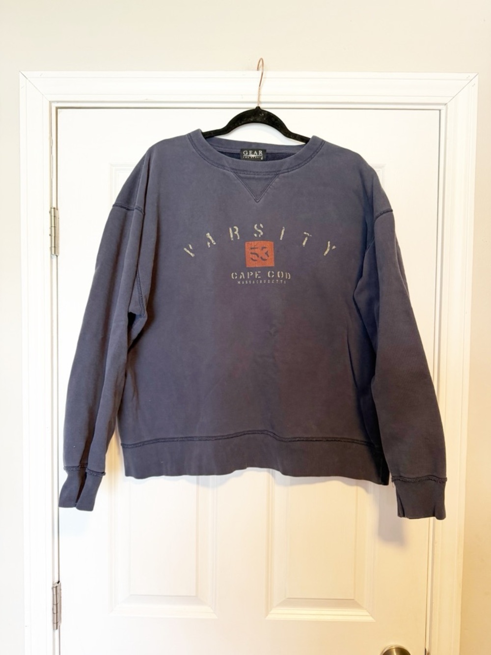 Vintage Gear for sports cape cod Massachusetts graphic pullover sweatshirt